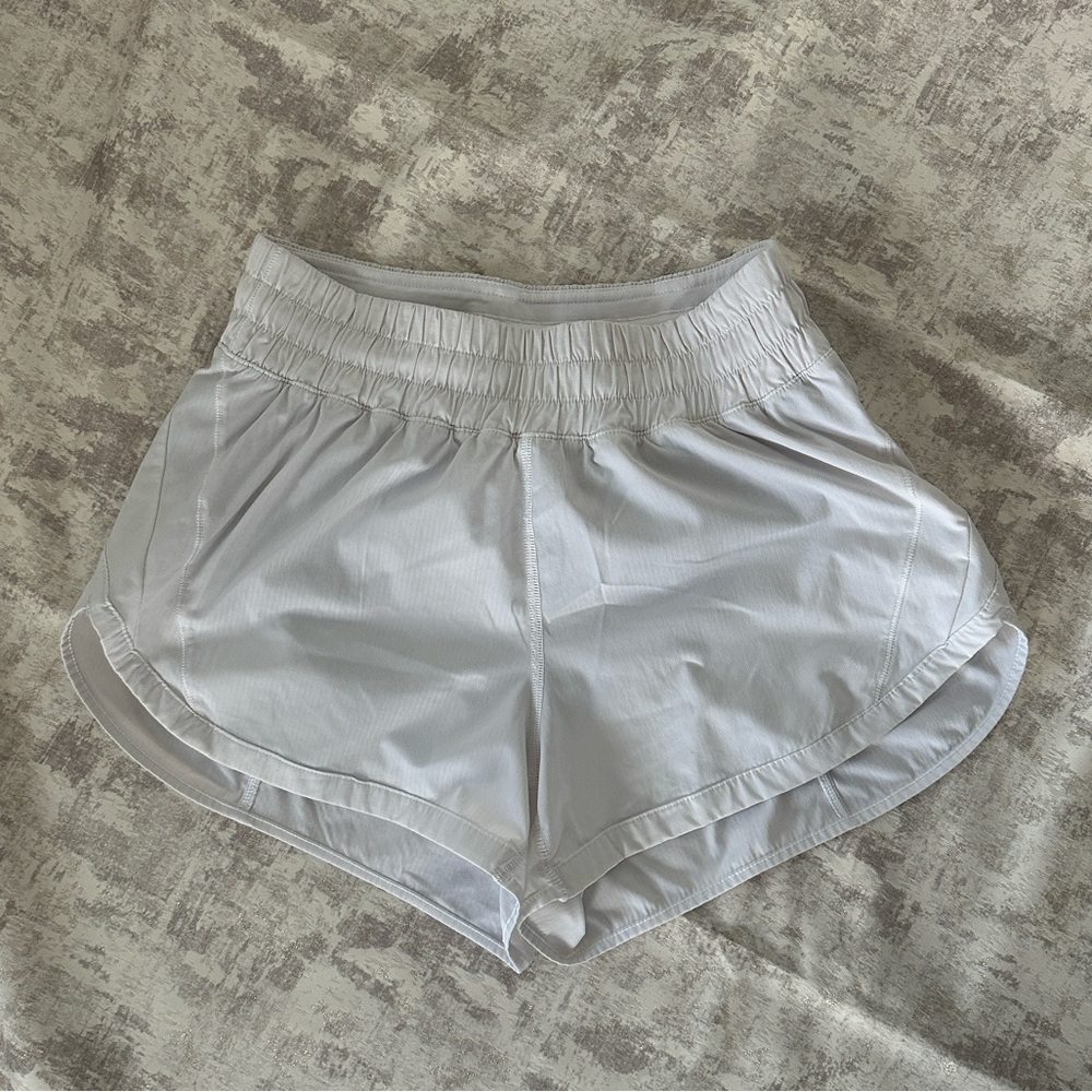 Lululemon Athletica Track That lined 3 in. short White Size 8